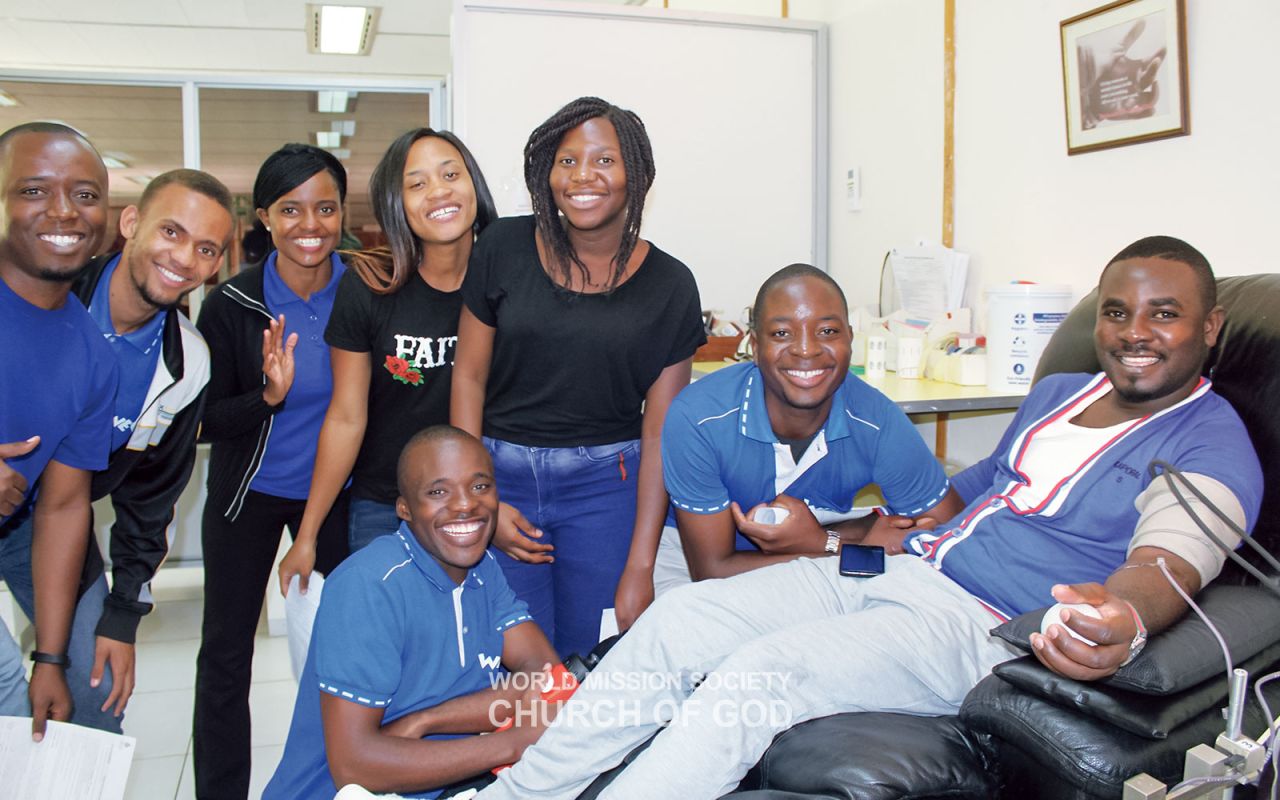 Worldwide Blood Drive to Give Life Through the Love of the Passover is held in Zimbabwe.