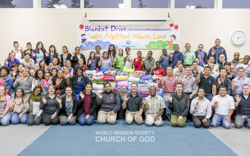 Donation of 1,000 blankets to Seattle Children’s Hospital