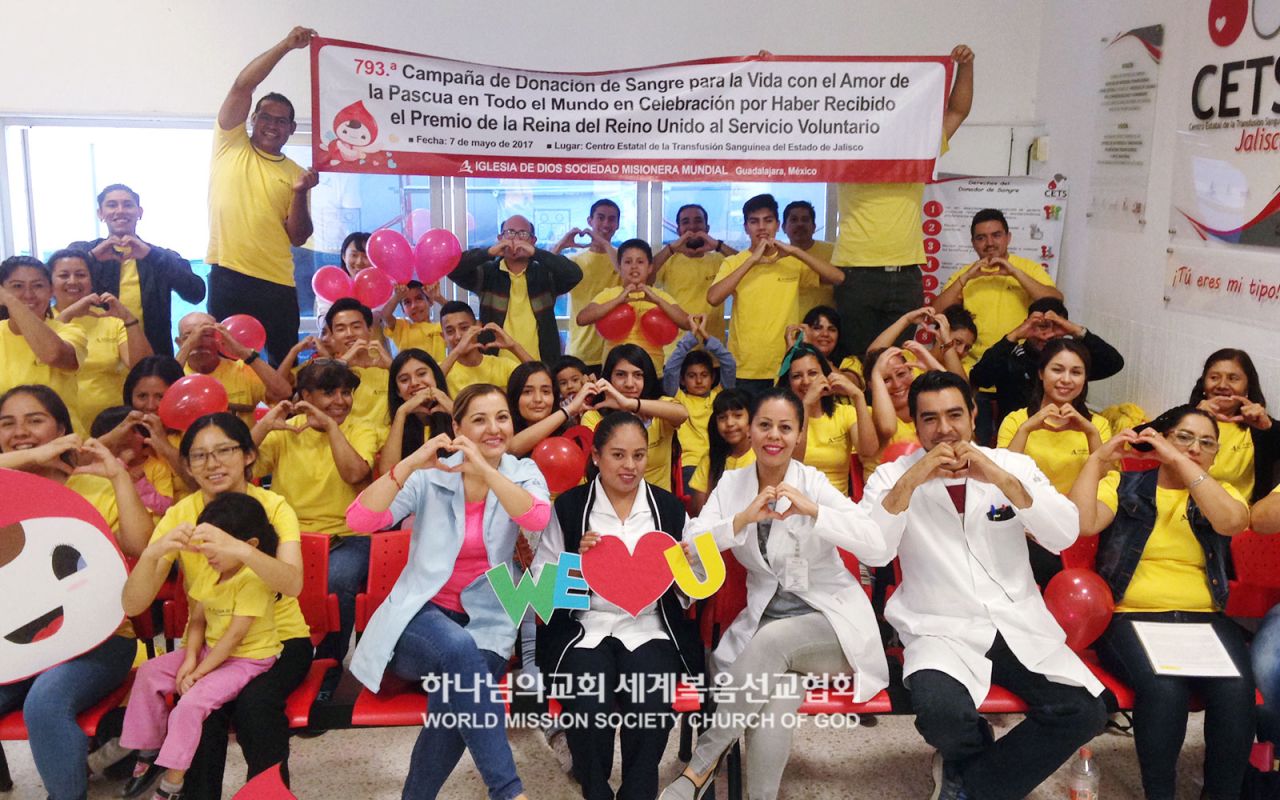 The 793rd Worldwide Blood Drive to Give Life Through the Love of the Passover at the State Blood Transfusion Center in Jalisco