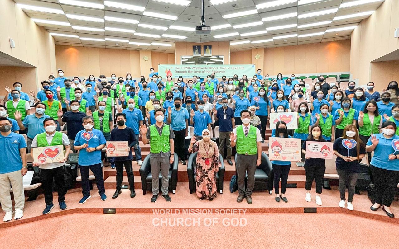 The 1,039th Worldwide Blood Drive to Give Life Through the Love of the Passover