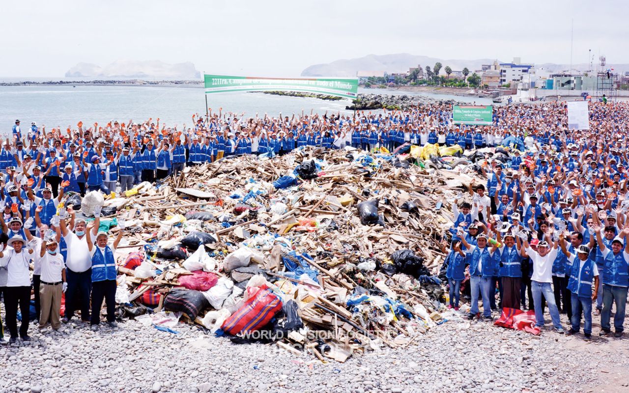 카르파요 해변 환경정화