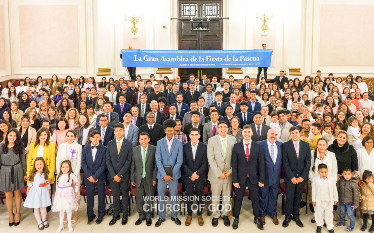 Members of the Church of God in Madrid, Spain