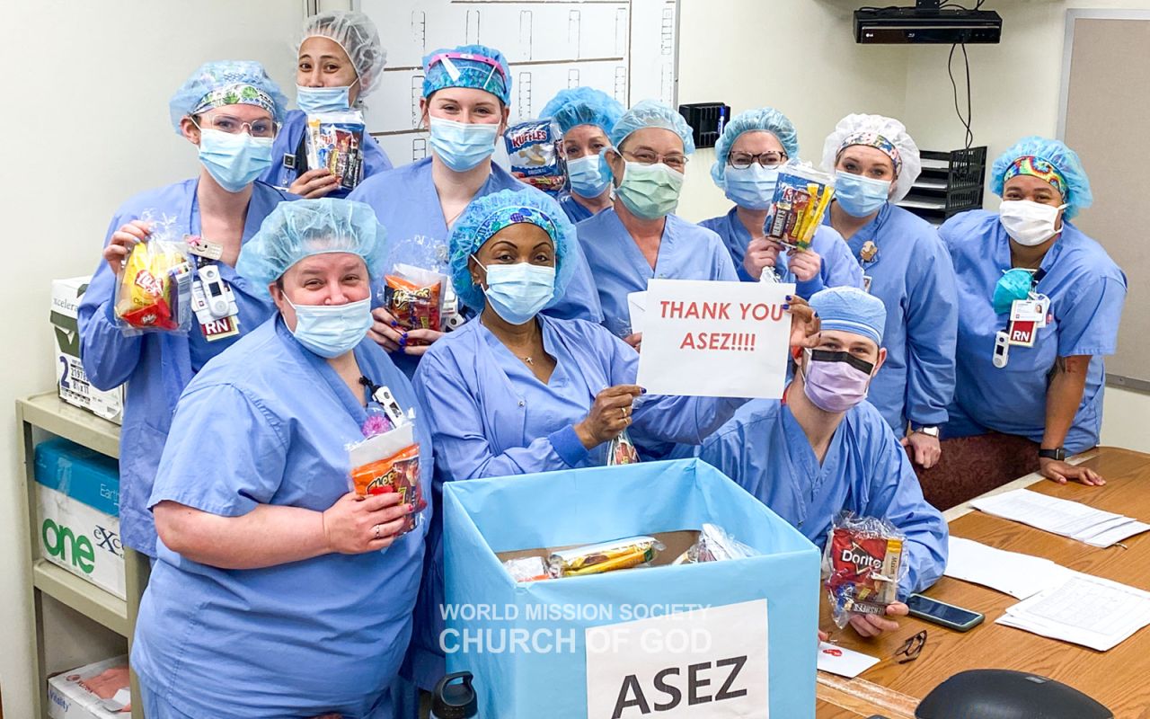 ASEZ의 Hand to Hand 릴레이(인디애나폴리스 북부지역사회병원)