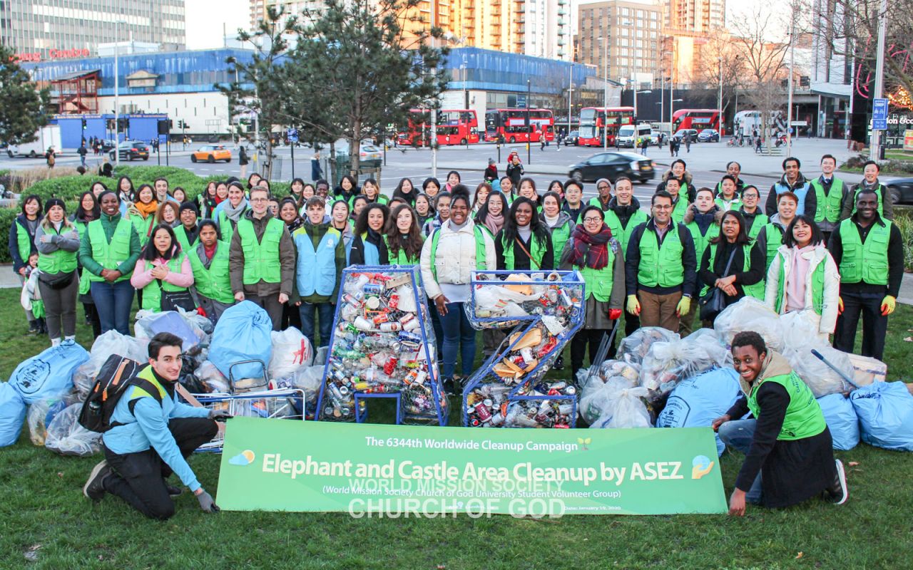 ASEZ environmental cleanup at Elephant and Castle area