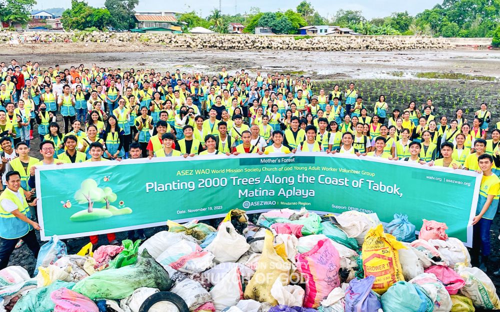 마티나 아플라야 타복 해안가 정화 및 나무 심기(ASEZ WAO)