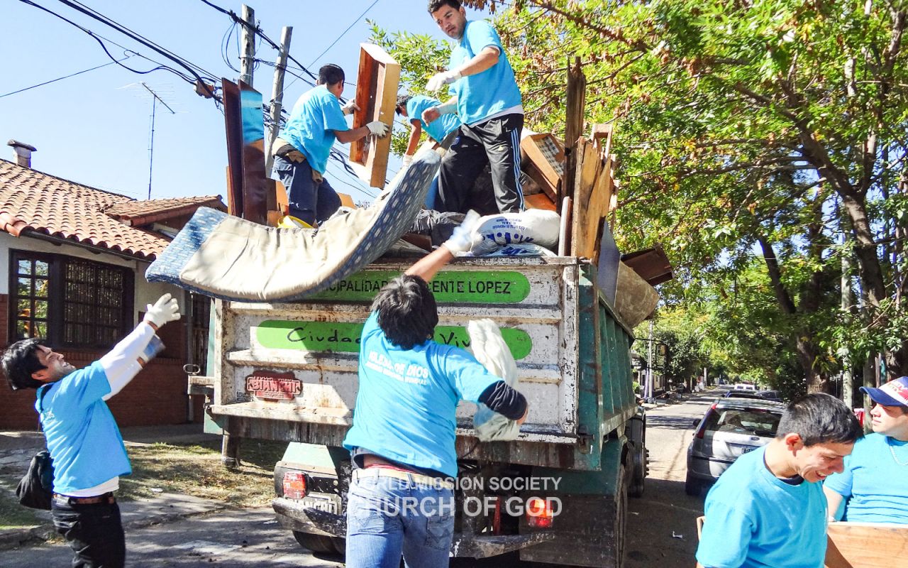 Flood recovery in Vicente López