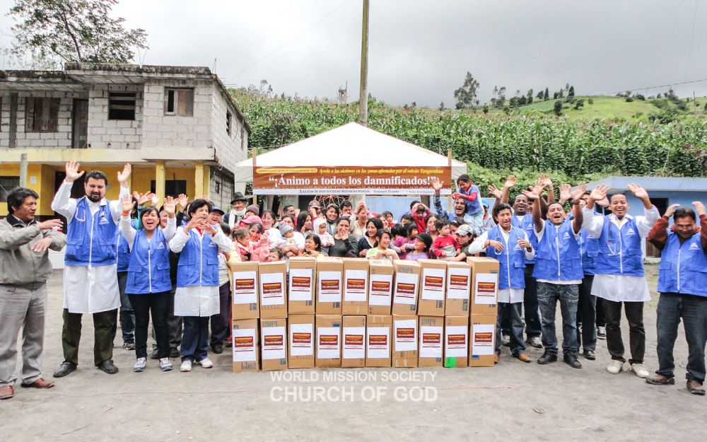 빌바오 마을 퉁구라우아화산 이재민 돕기