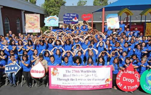 전 세계 유월절사랑 생명사랑 270차 헌혈릴레이