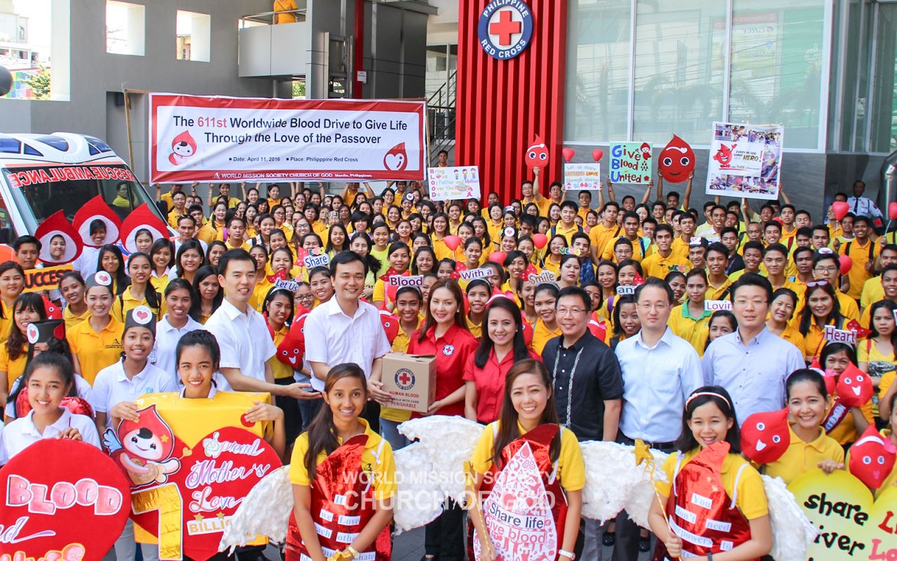 전 세계 유월절사랑 생명사랑 제611차 헌혈릴레이(필리핀 적십자사 본사)