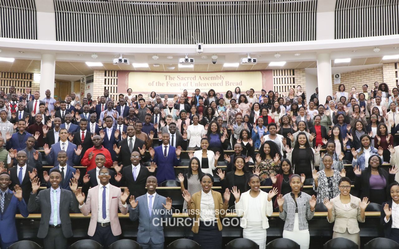 남아프리카공화국 케이프타운 하나님의 교회 성도들