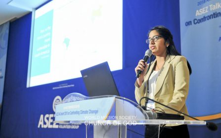 미국, 남아프리카공화국, 페루에서 온 ASEZ 회원들이 자국에서 발생한 기후재난 사례를 발표했다.